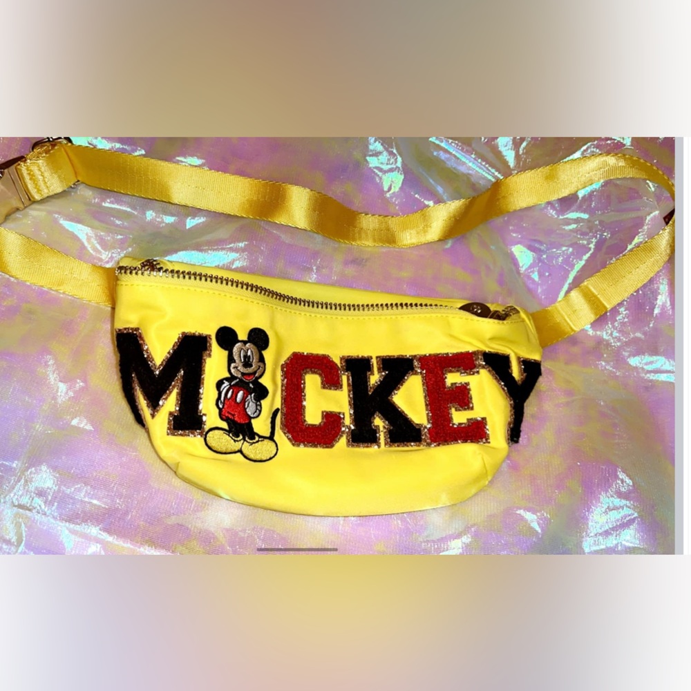 Stoney clover lane patched Mickey fanny pack classic w/shorter strap